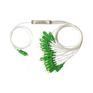 1 In 16 Out Miniature Type PLC Optical Fiber Splitter With SC Connector