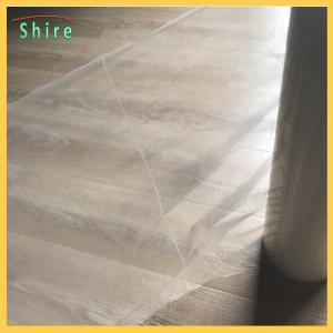 China Crack Line Carpet Protection Film Poly Ethylene sticky carpet protector roll on sale