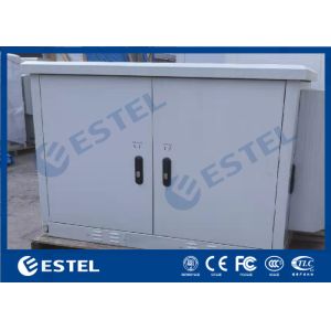 Sunproof Rainproof Outdoor Telecom Cabinet Wall Mounted 19 Inch Rack Enclosure