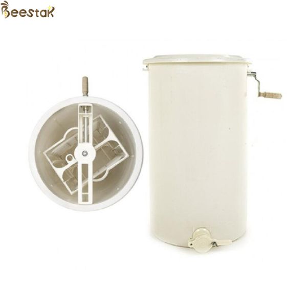 Quality 2 frame plastic manual honey processing extraction machine beekeeping honey extractor wholesale