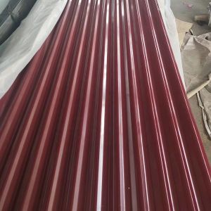 Cheap PPGL Colour Coated Profile Sheets Hot Rolled BS Trapezoidal Sheet Metal Roof for sale