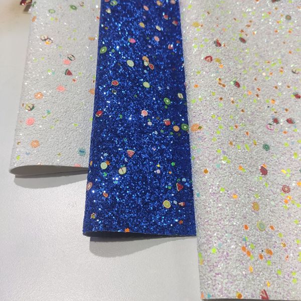54/55' 1.2m Grade 3 Fireproof Chunky Glitter Wall Fabric