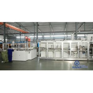China PLC Siemens System 100T 300kw Diaper Manufacturing Machine on sale