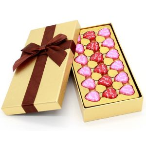 Recyclable Luxury Cardboard Chocolate Packaging Offset Printing CMYK 4 Colors