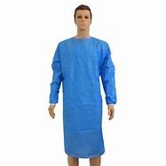 Quality Protective SMS Nonwoven Disposable Hospital Gowns Without Hood And Boot wholesale