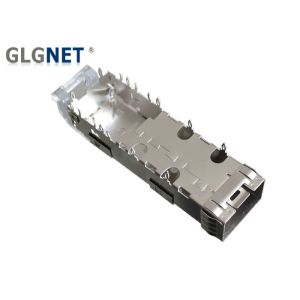 1x1 SFP Plus Cage Assembly Polycarbonate Color Clear Light Pipe For 10G Ethernet