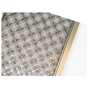 Frame Design SS Architectural Wire Mesh Space Partiton With Antique Finished