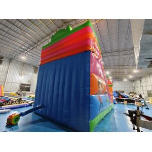 Automatic Move Inflatable Bounce House With Slide SpongeBob SquarePants