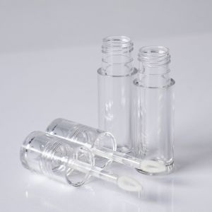 Full Transparent Solid Lip Glaze Tube Empty Lip Gloss Container Cylinder Empty