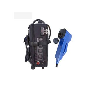 Non Pollution Backpack Laser Cleaning Machine 13000mm/S Interchangeable Lens