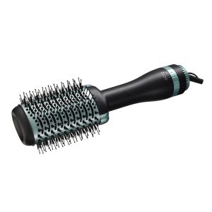 1300W Dual Voltage Hot Air Brush with 3 Temperature Adjustment Levels for Professional Hair Styling