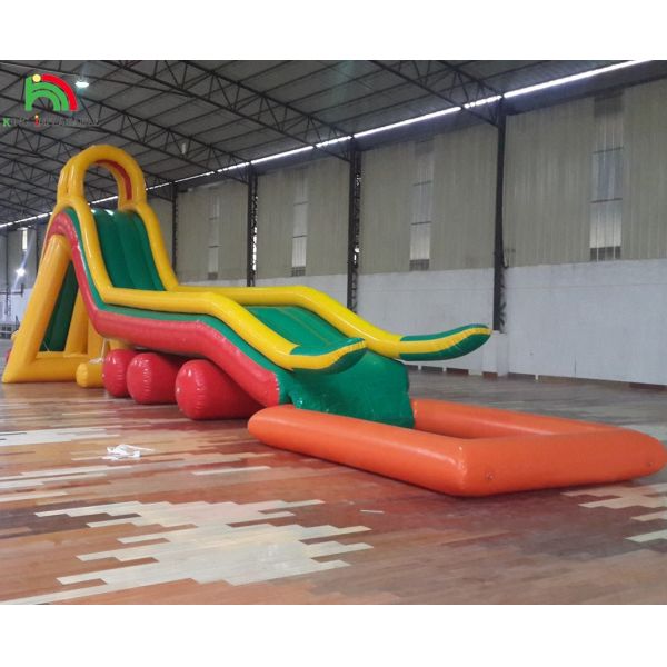 Inflatable Playground Obstacle Sports Field Inflatable Water Slide with Pool
