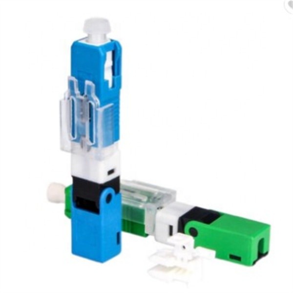 Quality Blue Green SC Quick Connector For FTTH FTTB FTTX Network 0.3dB Insertion Loss wholesale