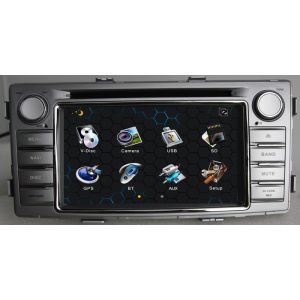 Car gps systems TV bluetooth iPod for Toyota Hilux 2012 with 3D rotating user