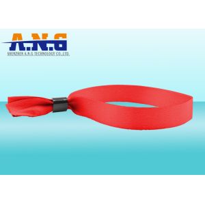 Woven rfid wristband maximizse security and prevents counterfeits