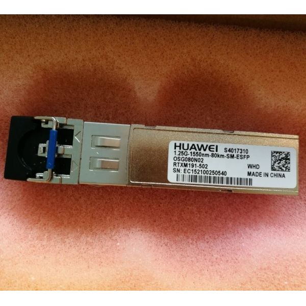 Original SFP Huawei 1.25G-1550nm-80km-SM-ESFP+ OSG080N02 S4017310 fiber Optical