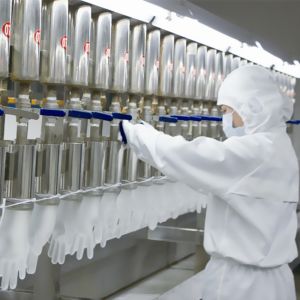 China Mechanical Disposable Rubber Gloves Production Line Nitrile on sale