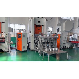26KW Mechanical Power Source Aluminium Foil Container Making Machine For 1-5