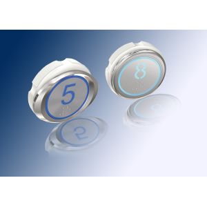 Braille Elevator Buttons In Ellipse Shape With Marvelous Look