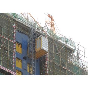 China Rack Pinion 450M Man Hoist Construction Site Lift on sale