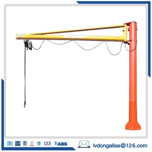 China Floor Mounted 500kg Electric Jib Crane With Vacuum Lifter on sale
