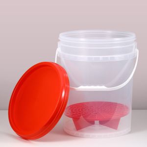 26cm Sand Filter Grid Car Washing Tool PP 20L 5 Gallon Plastic Bucket With Gamma