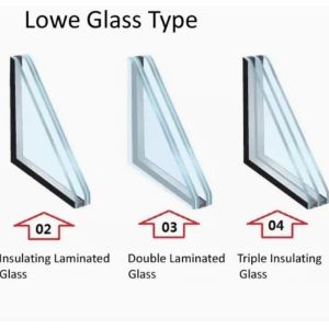 Single Double Triple Low E IGU Insulating Glass Units Silver Aluminosilicate