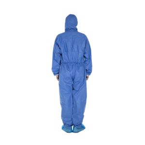 OEM ODM Type 5 6 Disposable Coveralls SMS Disposable Jumpsuits One Time Use