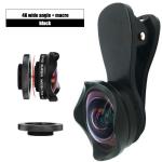 4K Macro Phone Lens Macro And Wide Angle Lens With LED Light And Travel Case