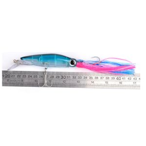 ABS octopus squid jig fishing lure crank bait hook shrimp tackle with 1/0# hook