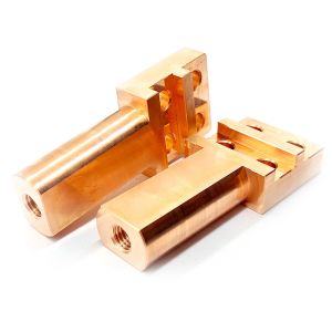CNC Customized Copper Contact Block – Precision Machined Electrical Connector
