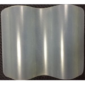 Upvc Transparent Roofing Sheets Round Wave Smooth Surface
