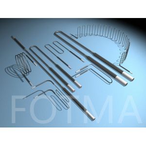 Multi Shank moly disilicide heating elements 1700 degree
