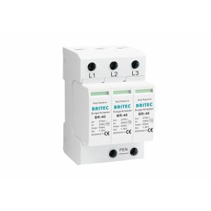BRITEC Type 2 Power Surge Protector Device 20kA 40kA 3P Class C OEM Support