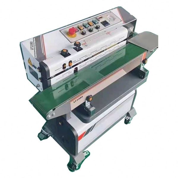 Automatic Linear Plastic Snack Food Sealing Tray Sealing Machine With Nitrogen