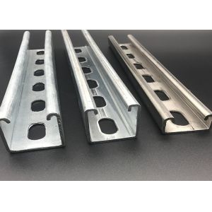 Cheap Hot Dip Galvanized Slotted Solid Cold Formed Unistrut Channel for sale
