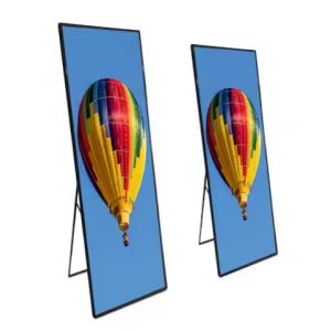 Indoor Full Color P2.5 high Bightness 2500cd/㎡ Floor Standing LED Poster Screens