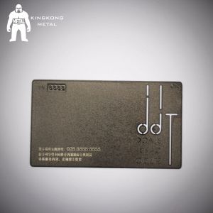 High Quality Customized Personalized Metal Membership Card With Number
