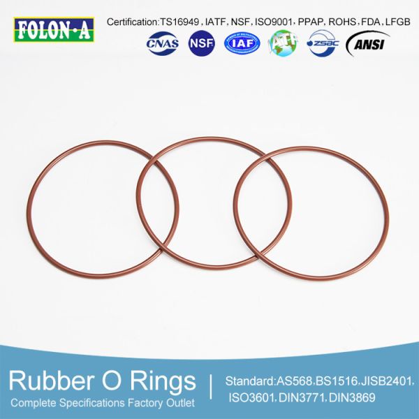Quality Elongation Rubber O Rings In OEM Black With Up To 10 000 PSI Pressure Range wholesale
