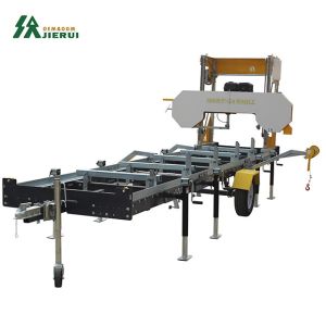 Mobile Band Saw Horizontal CE Customization Portable Sawmill For Family