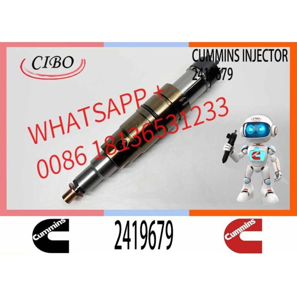 Common Injector Rail Diesel Engine 2419679 Fuel Injector 2894920 High Quality With Good Shop Service Engine Parts