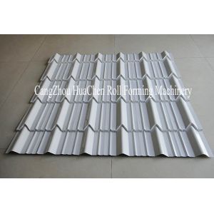 70mm Shaft Diameter Double Layer Glazed Tile Roll Forming Machine With 11 Row