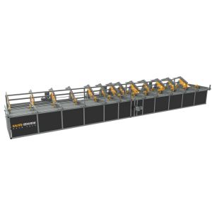 16mm Full Automatic Steel Bar Feeding Machine 16pcs/Min