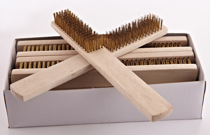 6x16 Copper Brass Wire Brush Set 12pcs For Polishing Grinding Cleaning