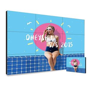 Bezel LCD Video Wall Display Monitor 2K*4K 46 55 Inch 2x2 3x3 3x4 Splicing