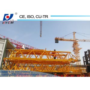 3m to 52m Working Range Topless Tower Cranes 400m Rope Length 5ton Top Slewing