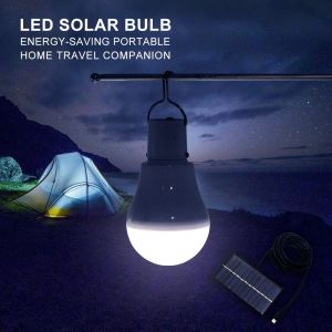 Outdoor USB LED Bulb Light 3 Colors Adjustable Dimmable Solar Powered Emergency