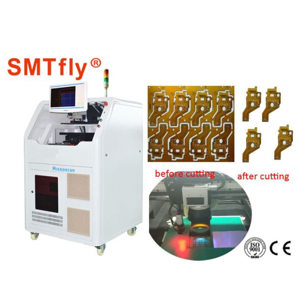 15W Automatic Laser PCB Depaneling Machine With FPC Laser Cutting 300*300mm