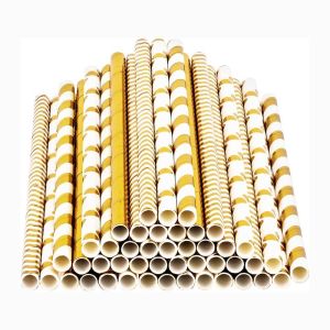Food Grade Colorful Paper Straws , Paper Bubble Tea Straws With CMYK Pantone