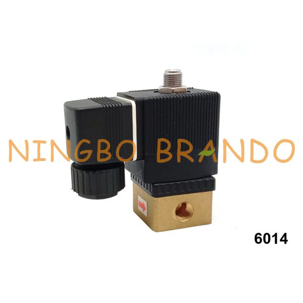 Quality 3 Way Brass Solenoid Valve 6014 C 6014 D 1.5 2.0 2.5 1/16 5/64 NBR EPDM FKM wholesale
